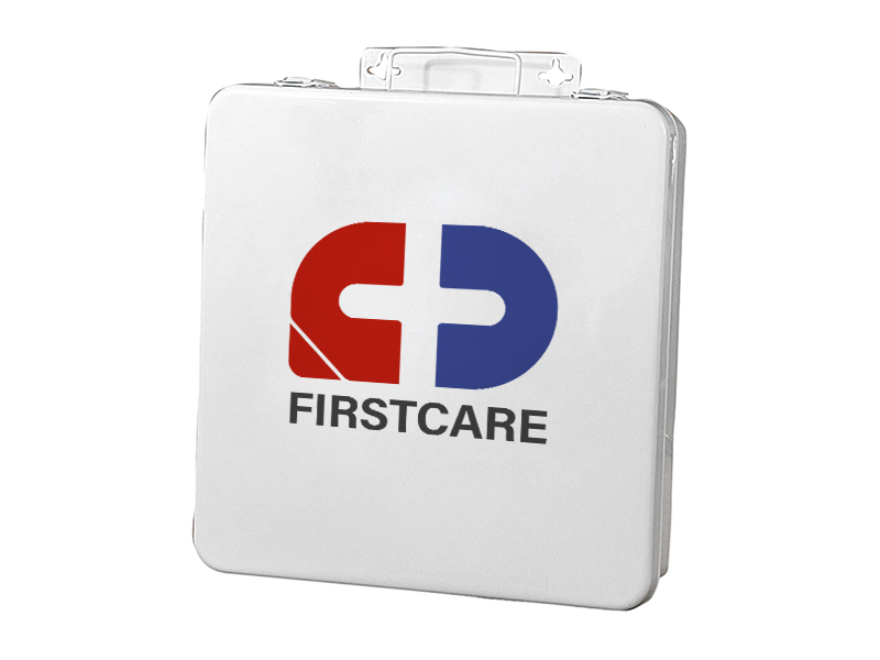 24 Unit Standard Metal First Aid Box